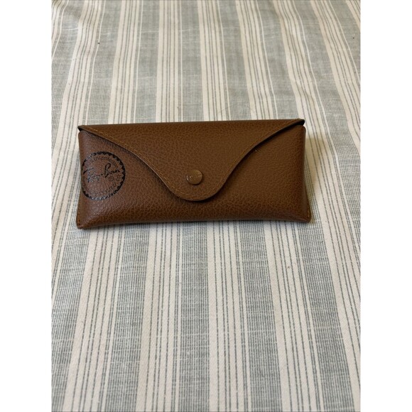 Ray Band Glasses Case Sunglasses Case Brown Great Condition L#0007 - Picture 1 of 9
